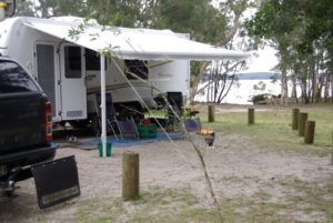 The Wells campground (site 4)